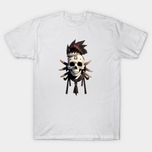 Feathered Dry Skull T-Shirt